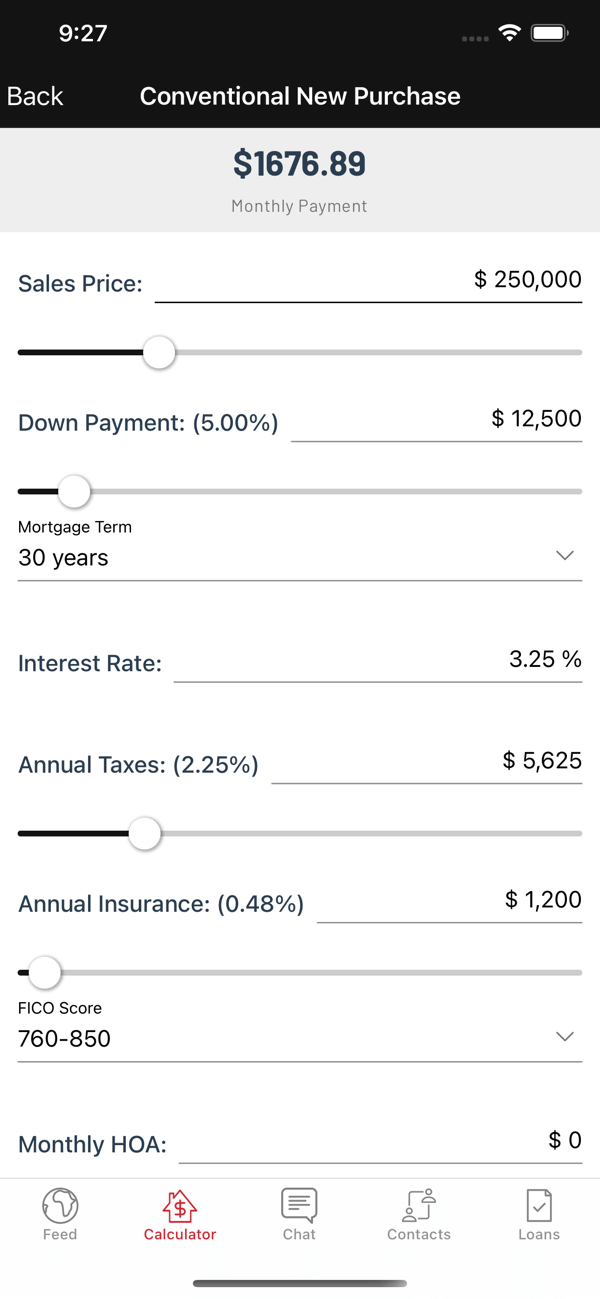 Traditional Mortgage Calculator