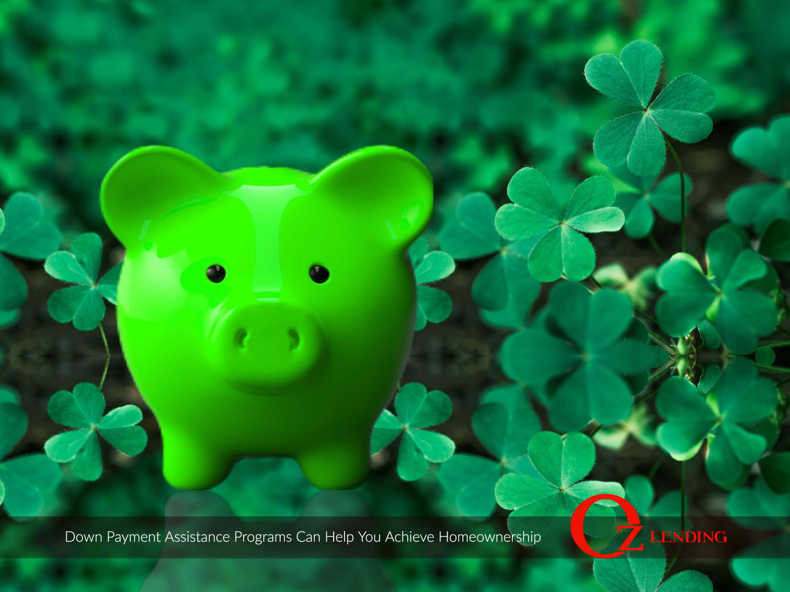 st pattys day piggy bank to help save money to buy a home with oz lending